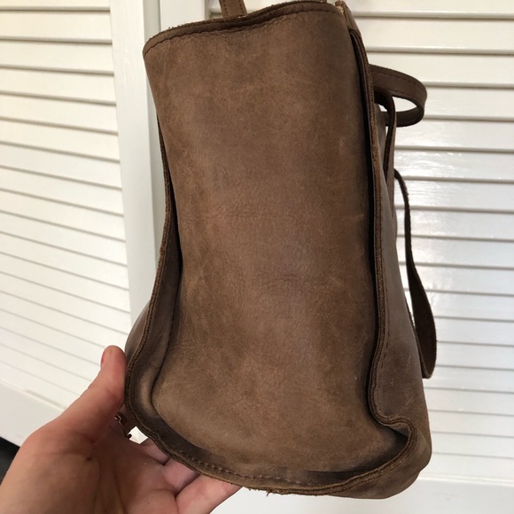 fashionable local and global distressed leather purse - Picture 5 of 10